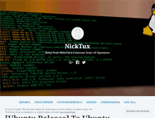 Tablet Screenshot of nicktux.com